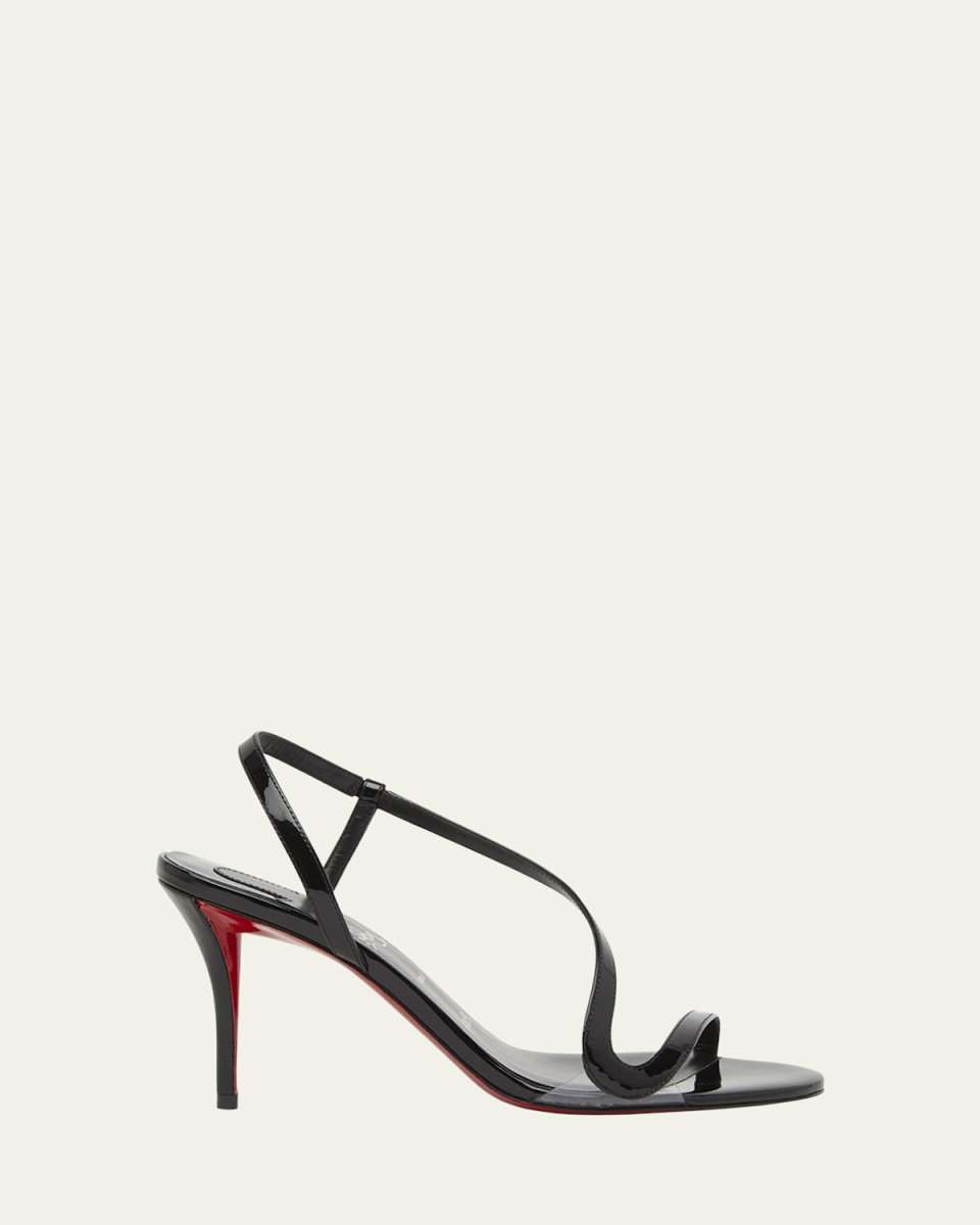Rosa Z Patent Red Sole Sandals